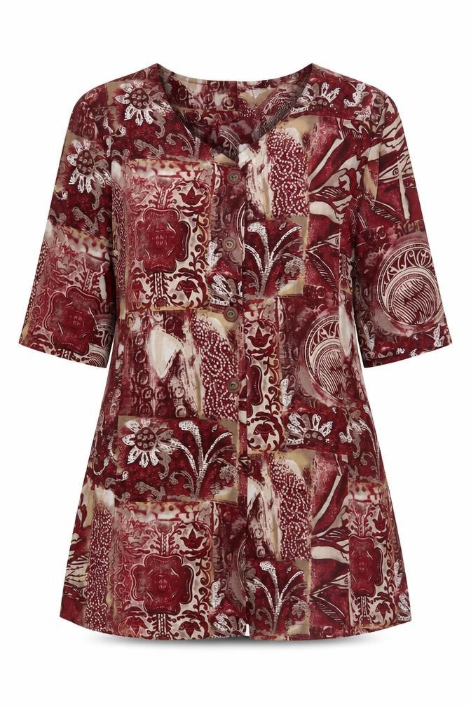 Front view of Jacques Vert Women's Multicoloured Blouse, size 12