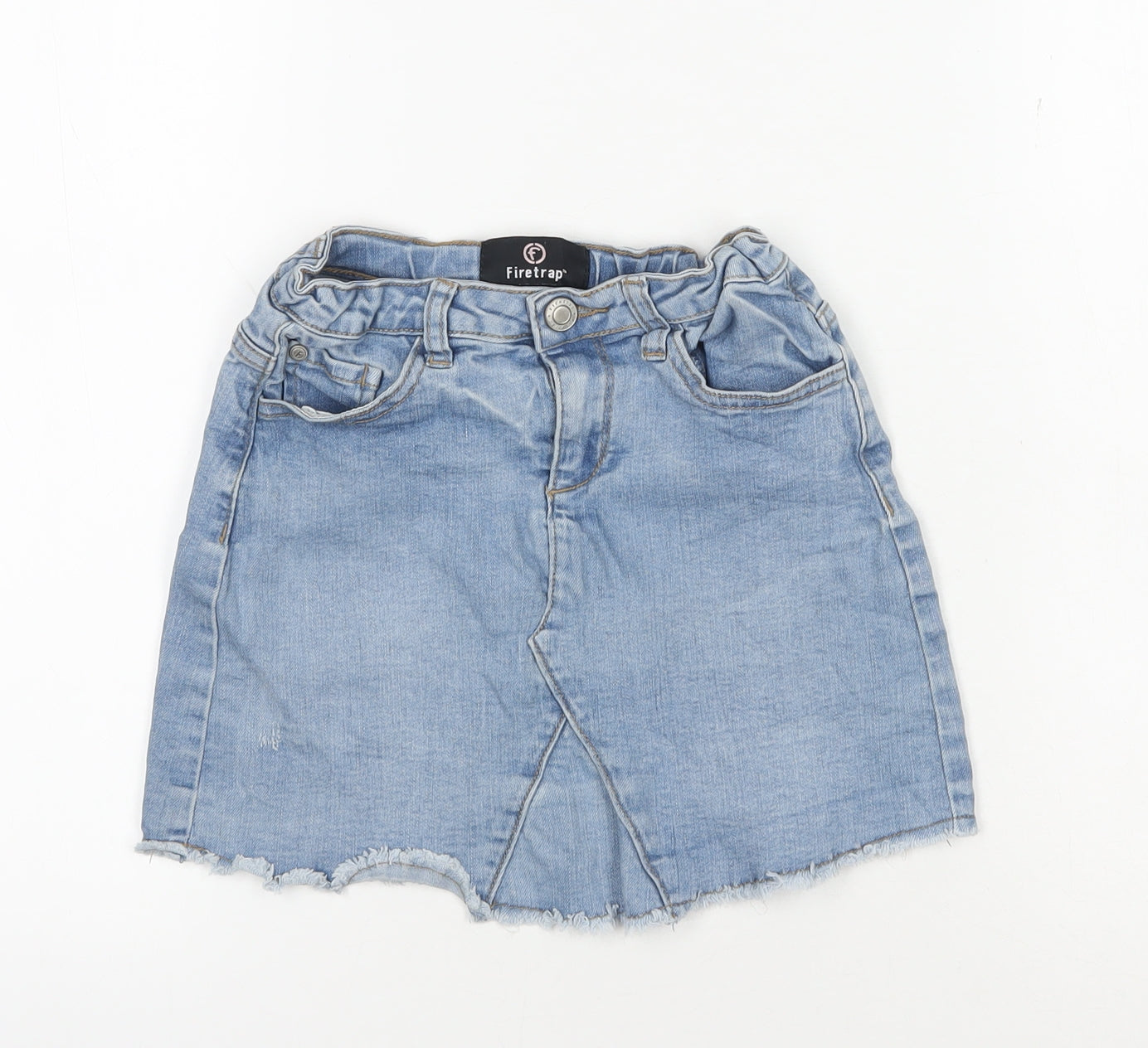 Firetrap Girls' Blue Denim Mini Skirt, Size 7-8 Years
