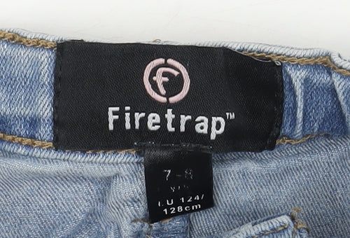 Firetrap Girls' Blue Denim Mini Skirt, Size 7-8 Years