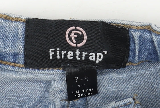 Firetrap Girls' Blue Denim Mini Skirt, Size 7-8 Years