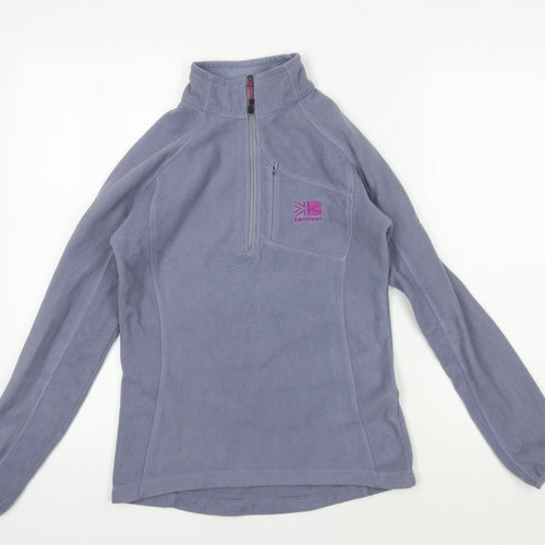 Karrimor Women's Blue Fleece Pullover Sweatshirt Size 8