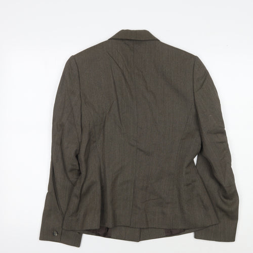 Laura Ashley Women's Brown Wool Suit Jacket