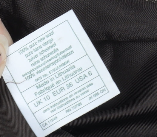 Laura Ashley Women's Brown Wool Suit Jacket