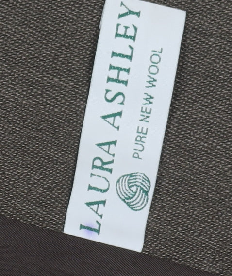 Laura Ashley Women's Brown Wool Suit Jacket