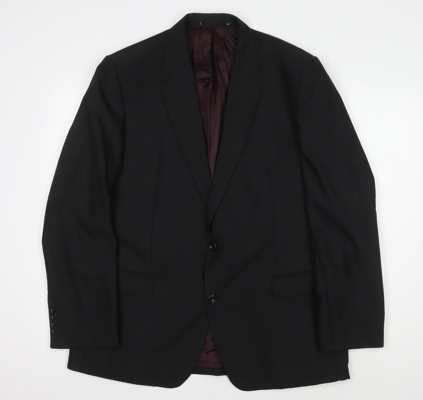 Magee Men's Black Blazer Jacket, Size 44, Regular Fit, Formal