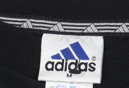 Adidas Men's Black Pullover Sweatshirt - Medium