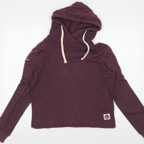 Superdry Women's Purple Hoodie Size Small