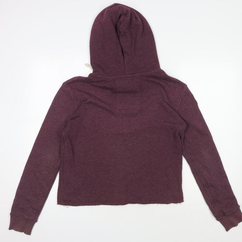 Superdry Women's Purple Hoodie Size Small