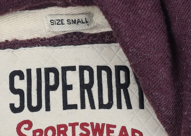 Superdry Women's Purple Hoodie Size Small