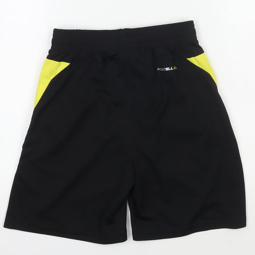 Le Coq Sportif Boys Black Athletic Shorts M
