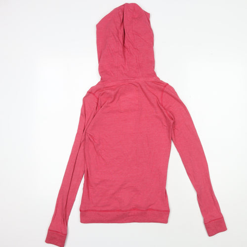 SoulCal Pink Women's Hoodie Size 6 - Casual, Lightweight