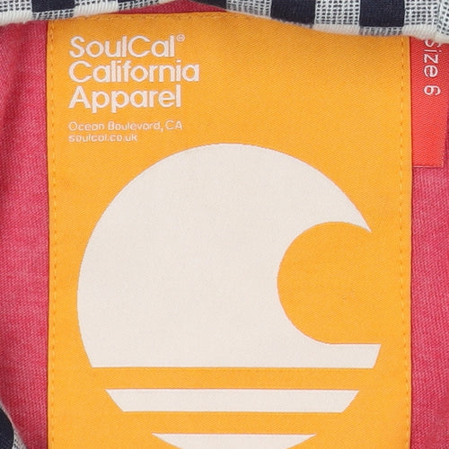 SoulCal Pink Women's Hoodie Size 6 - Casual, Lightweight