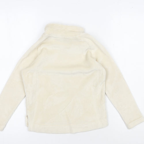 Regatta Girls Ivory Fleece Pullover Sweatshirt 7-8 Years