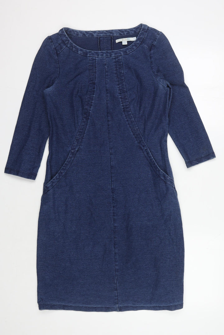 Boden Women's Blue Denim Dress - Size Unknown