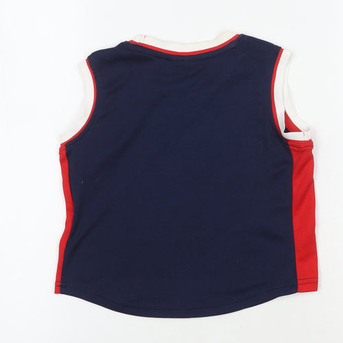 McKenzie Unisex Baby Sleeveless Blue Jersey Tank 24 Months