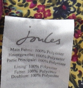 Joules Girls Purple Puffer Coat with Hood, Size 8 Years
