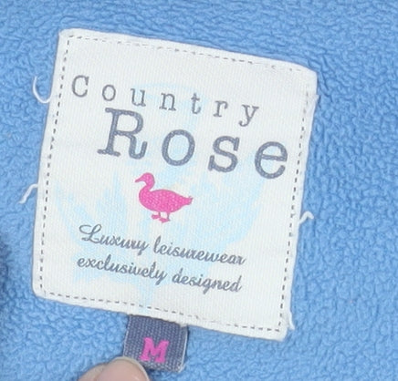 Country Rose Women's Blue Fleece Jacket M