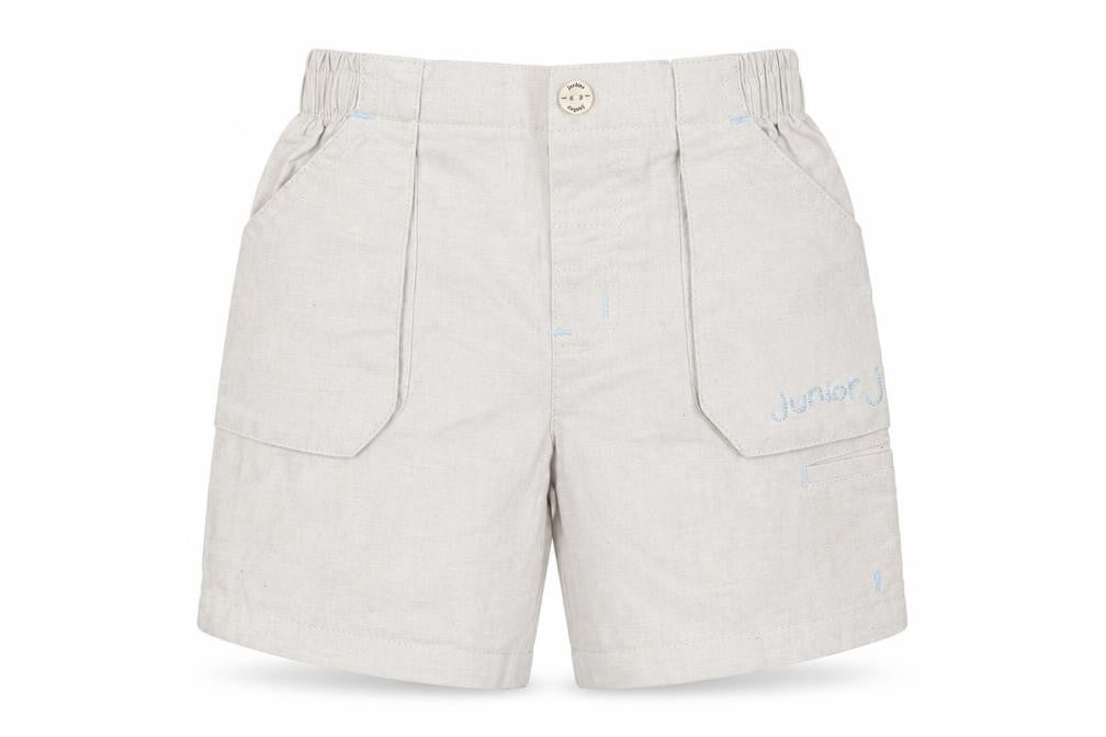 Jasper Conran Beige Linen-Cotton Baby Shorts, 9-12 Months