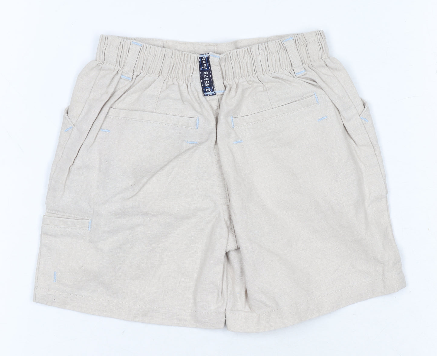 Jasper Conran Beige Linen-Cotton Baby Shorts, 9-12 Months