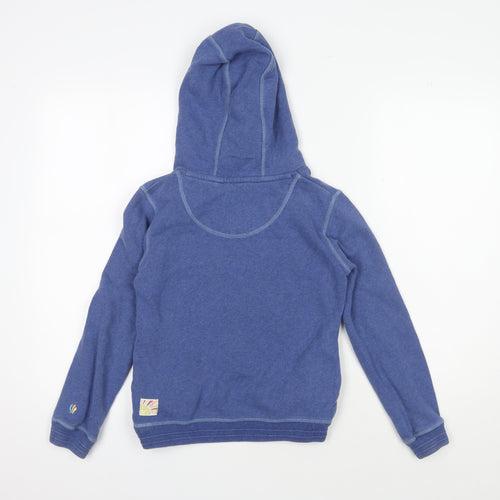 FatFace Boys Blue Hoodie 8-9 Years Roller Skate Print