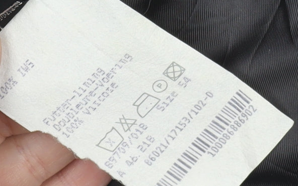 Louis Feraud Men's Grey Double-Breasted Blazer 54