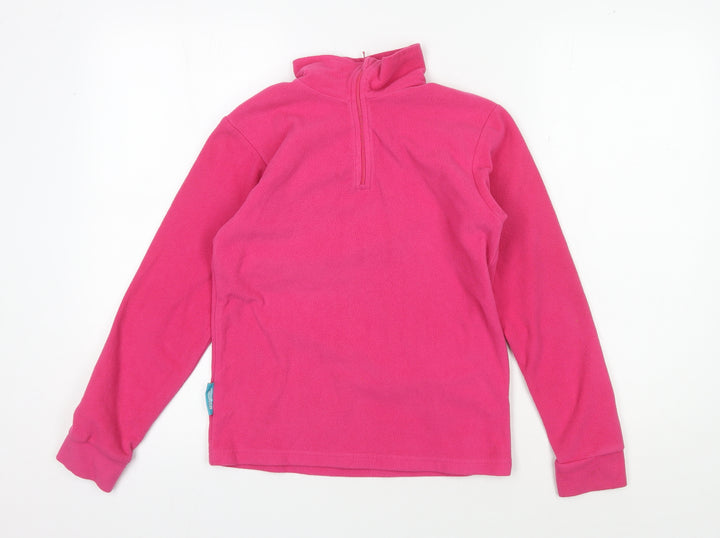 Mountain Warehouse Girls Pink Fleece Jacket 11-12 Years