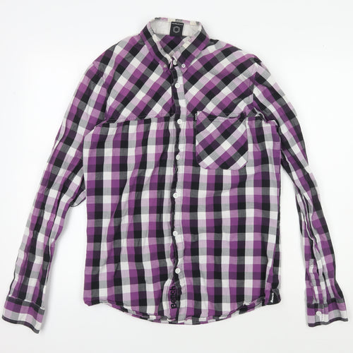 Bench Men's Multicoloured Check Shirt M, Casual