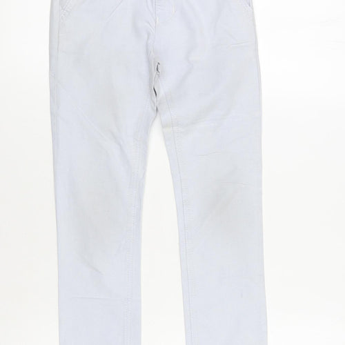 Jasper Conran Boys' White Chino Trousers, Size 7, Spring/Summer