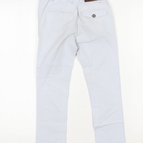 Jasper Conran Boys' White Chino Trousers, Size 7, Spring/Summer