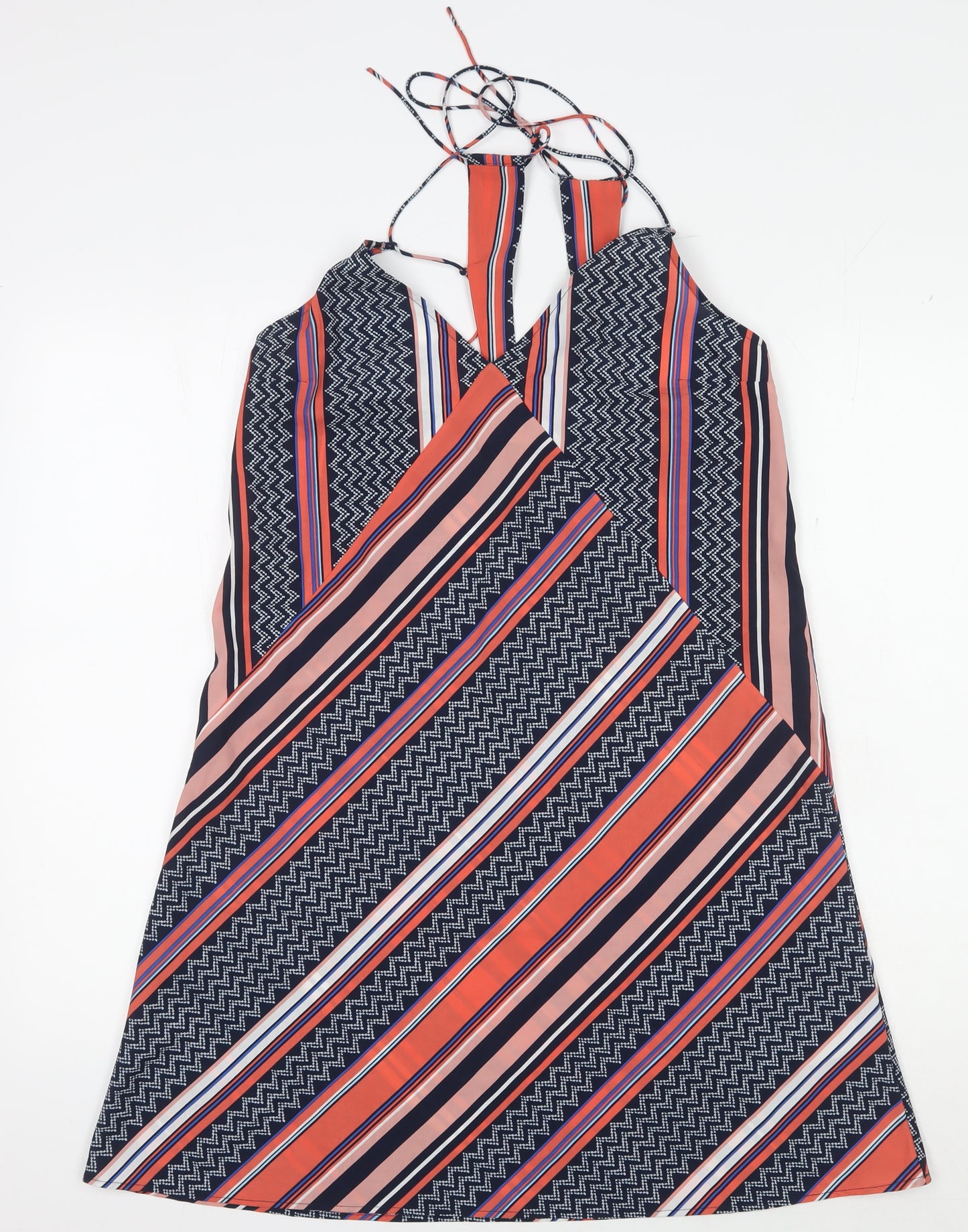 Abercrombie & Fitch Women's Multicoloured Striped Slip Dress
