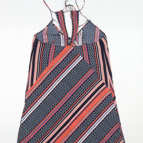 Abercrombie & Fitch Women's Multicoloured Striped Slip Dress