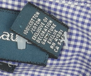 Ralph Lauren Men's Blue Check Classic Fit Shirt 3XB