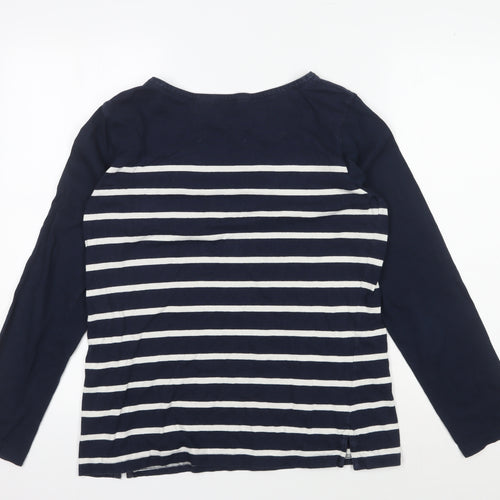 Regatta Women's Blue Striped T-Shirt Size 14
