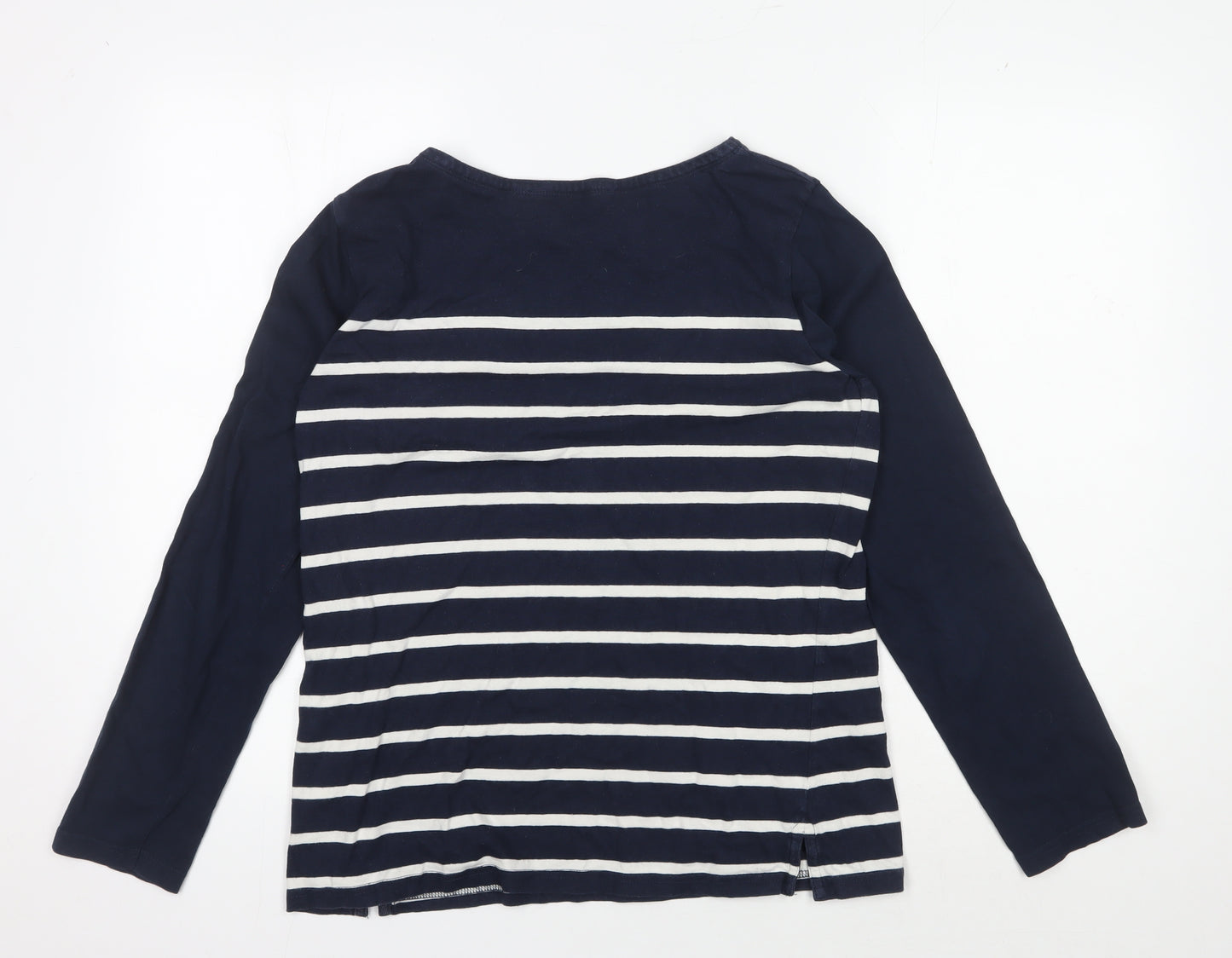 Regatta Women's Blue Striped T-Shirt Size 14
