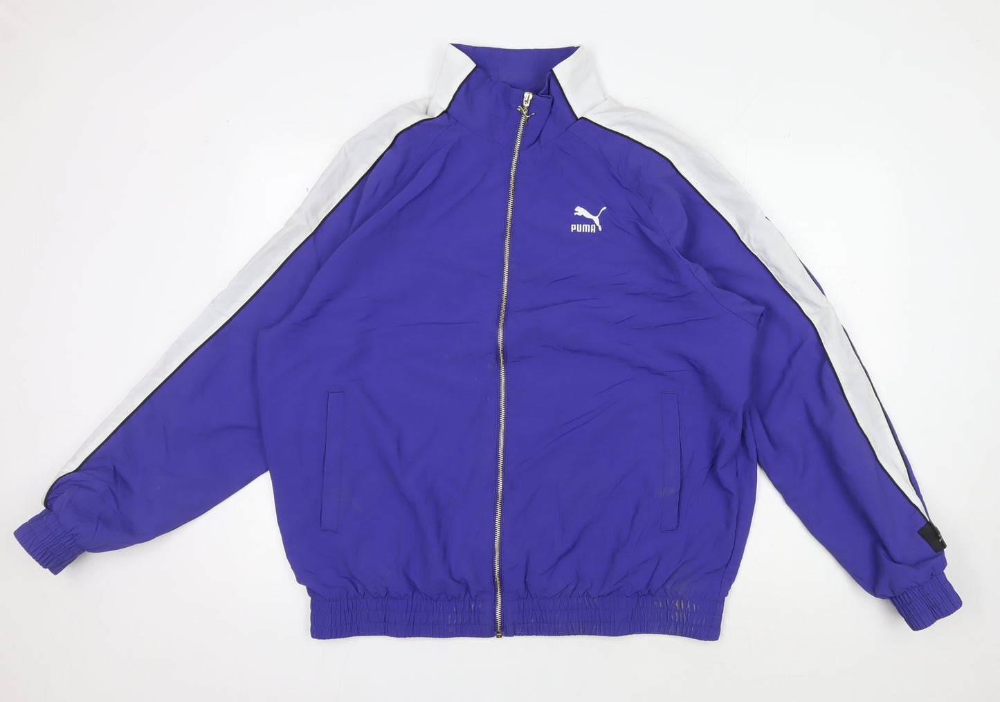 Puma Men's Purple Track Jacket - Regular Fit M