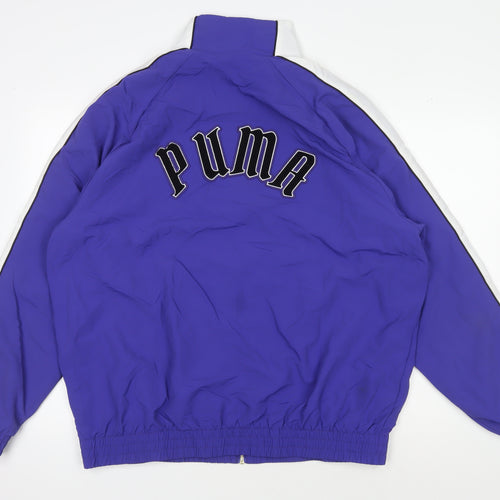 Puma Men's Purple Track Jacket - Regular Fit M