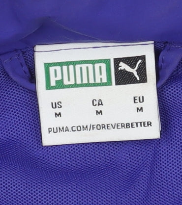 Puma Men's Purple Track Jacket - Regular Fit M