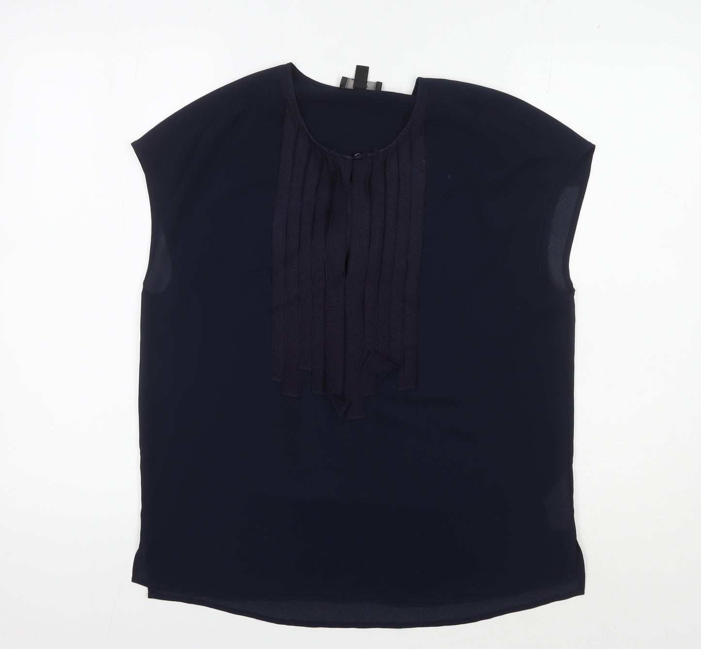 J.Crew Women's Blue Sleeveless Blouse Size 2
