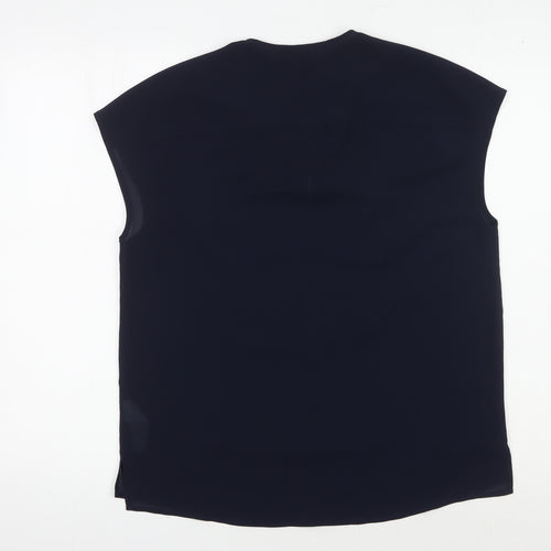 J.Crew Women's Blue Sleeveless Blouse Size 2