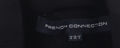 French Connection Black Women's Skirt Size 6 Viscose Blend
