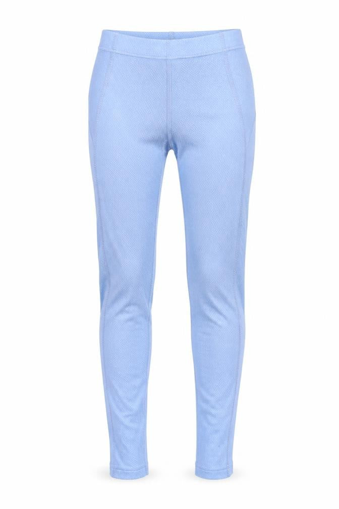 Front view of Helly Hansen Blue unisex xs leggings for running