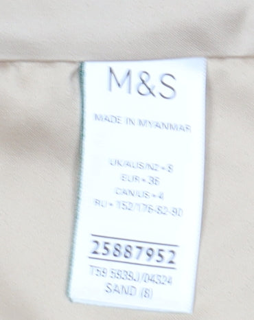Marks and Spencer Women's Beige Blazer Size 8 Regular