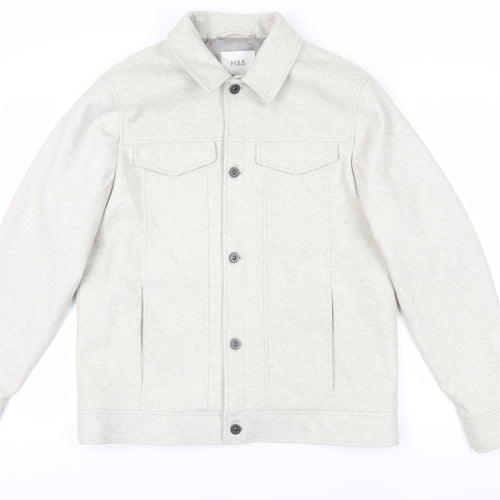 Marks and Spencer Beige Men's Jacket L