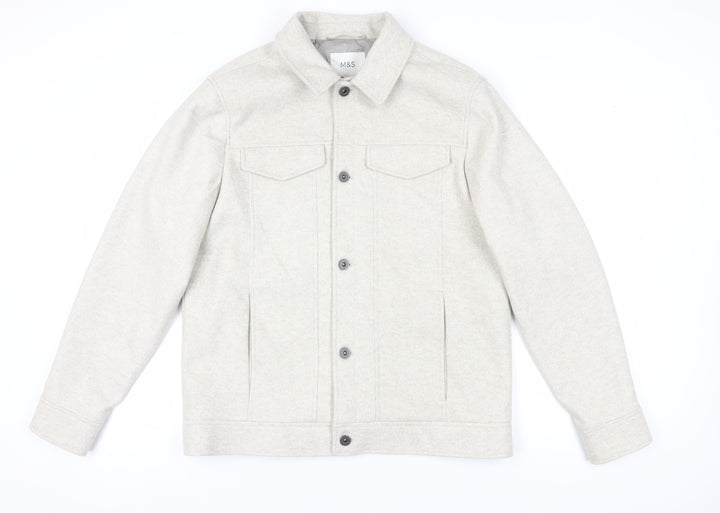 Marks and Spencer Beige Men's Jacket L