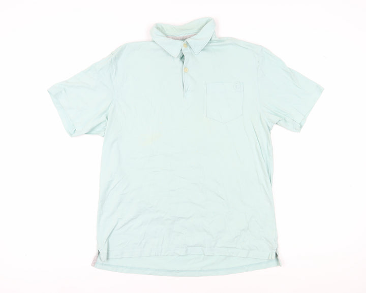 Marks and Spencer Blue Men's Polo Shirt M