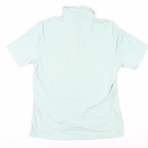 Marks and Spencer Blue Men's Polo Shirt M