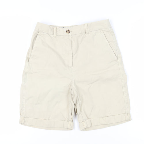 Marks and Spencer Women's Beige Chino Shorts Size 6
