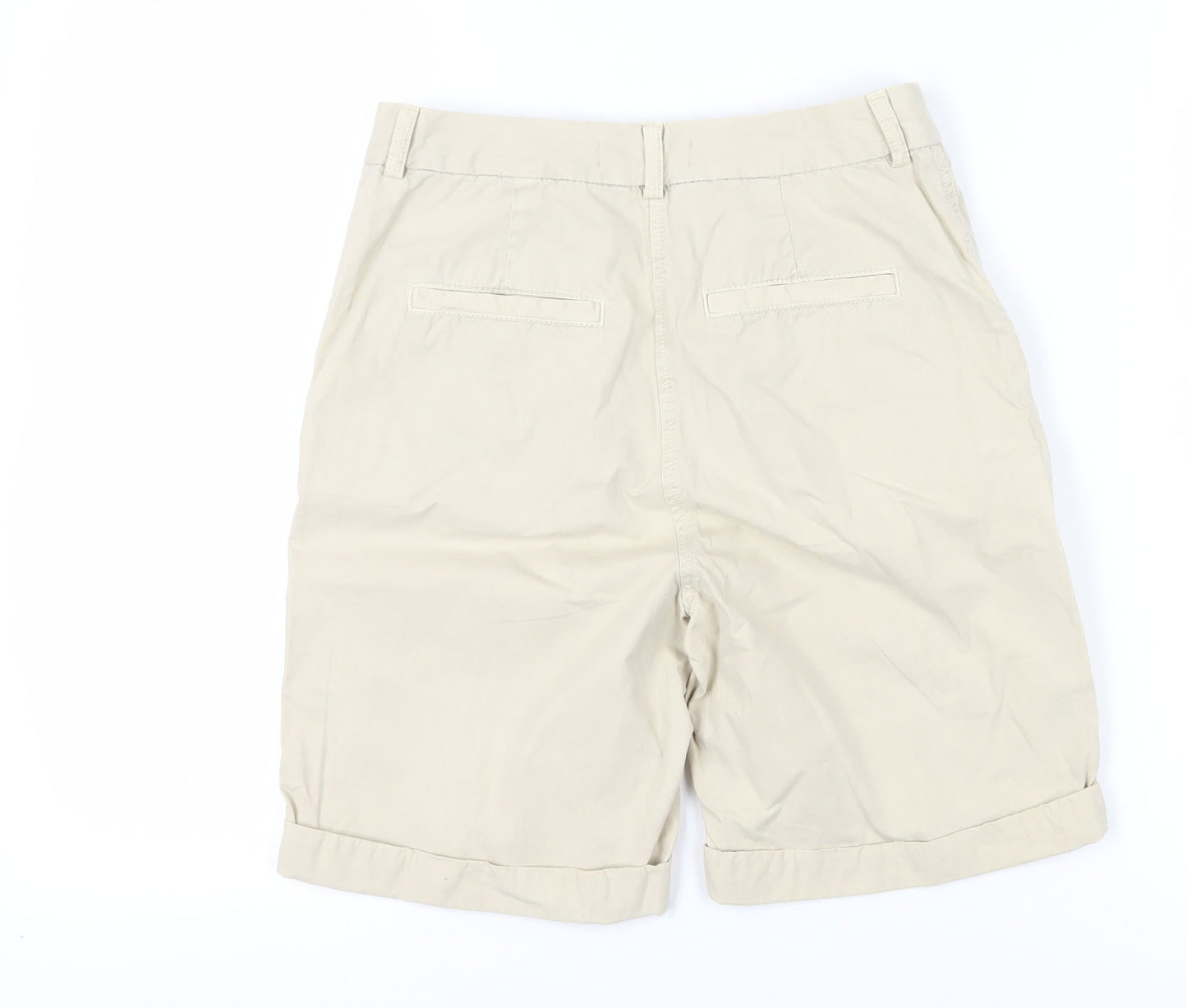 Marks and Spencer Women's Beige Chino Shorts Size 6