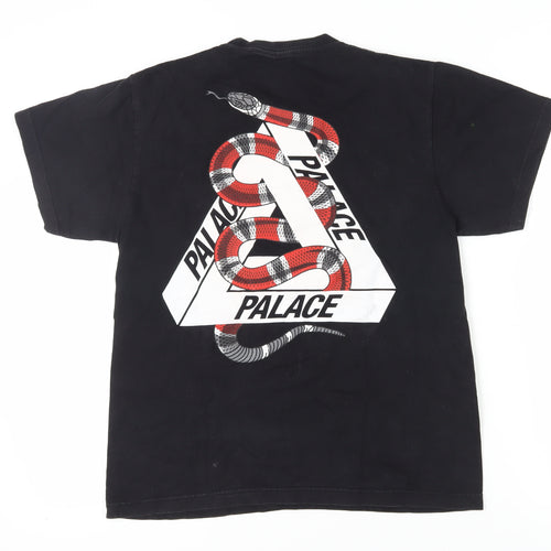 Palace Men's Black Snake Graphic T-Shirt M
