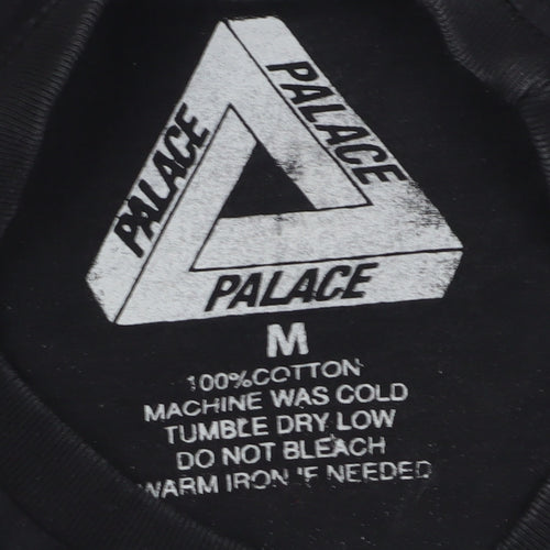 Palace Men's Black Snake Graphic T-Shirt M
